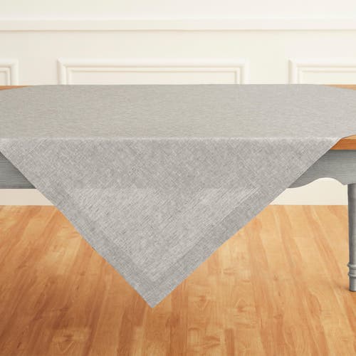 Solino Home Linen Table Throw In Gray