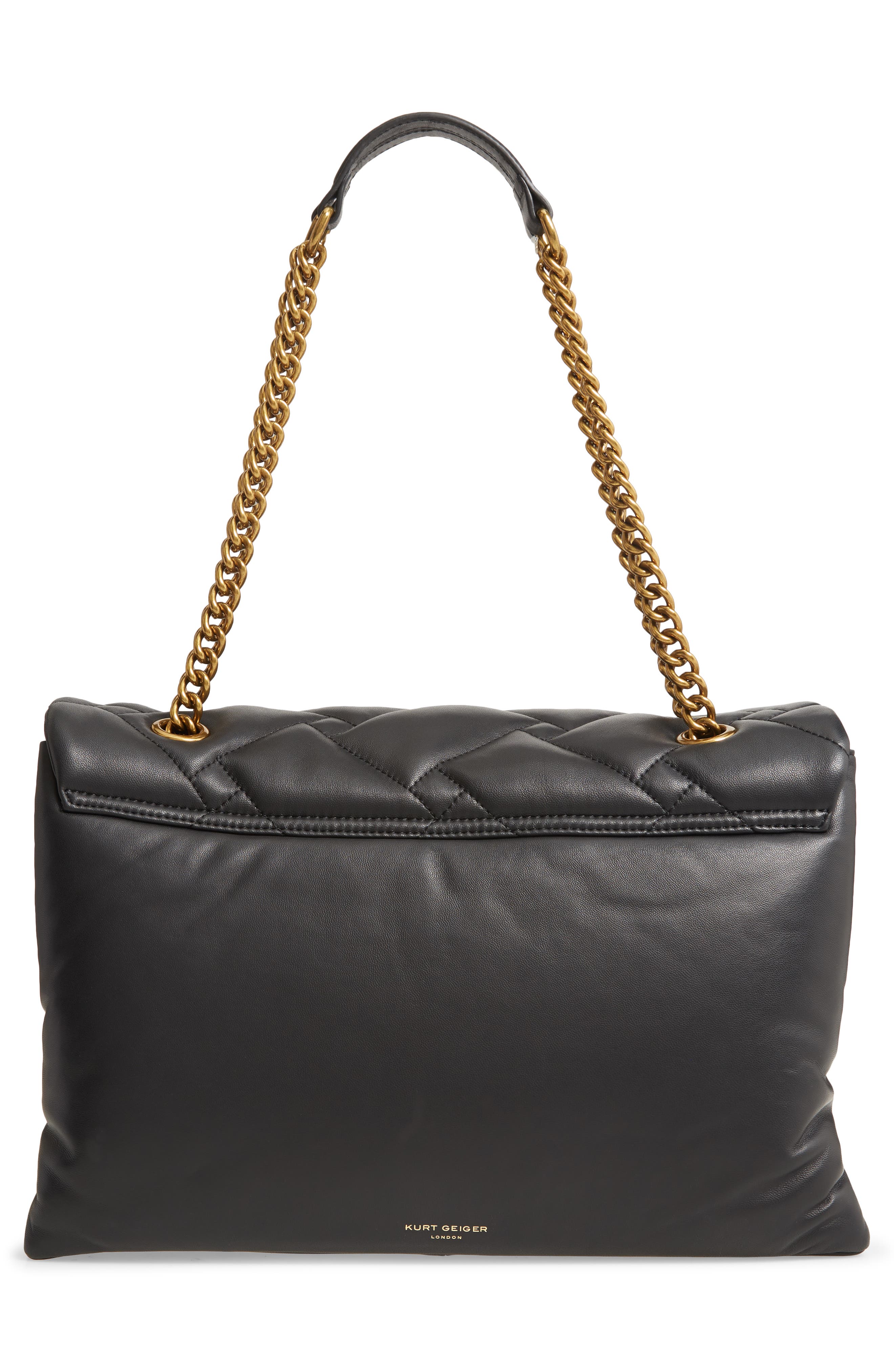 Kurt Geiger London XXL Kensington Soft Quilted Leather Shoulder Bag, Alternate, color, 