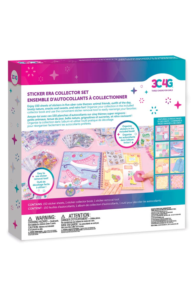 3C4G I'm In My Sticker Era Set 150 Sheets, 1400+ Stickers, 5 Themes, Alternate, color, Multicolored