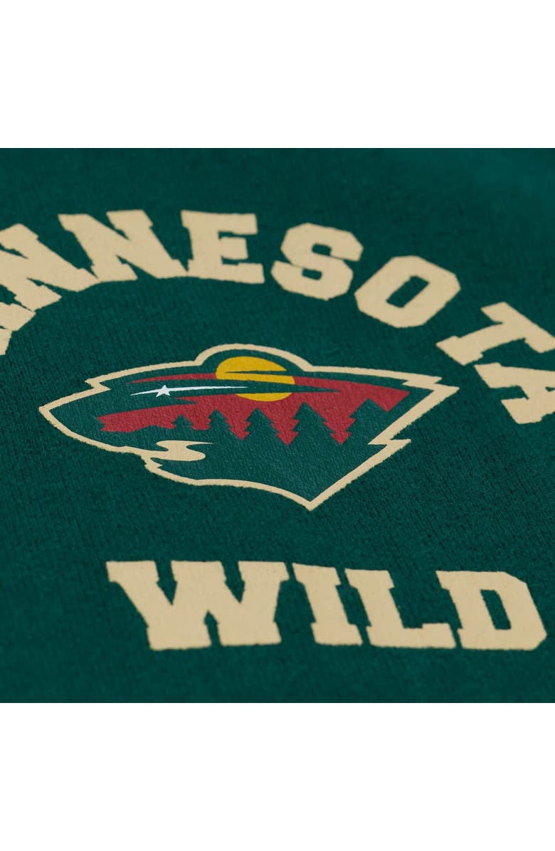 Mitchell & Ness Women's Mitchell & Ness  Green Minnesota Wild Crewneck Sweatshirt, Alternate, color, Green