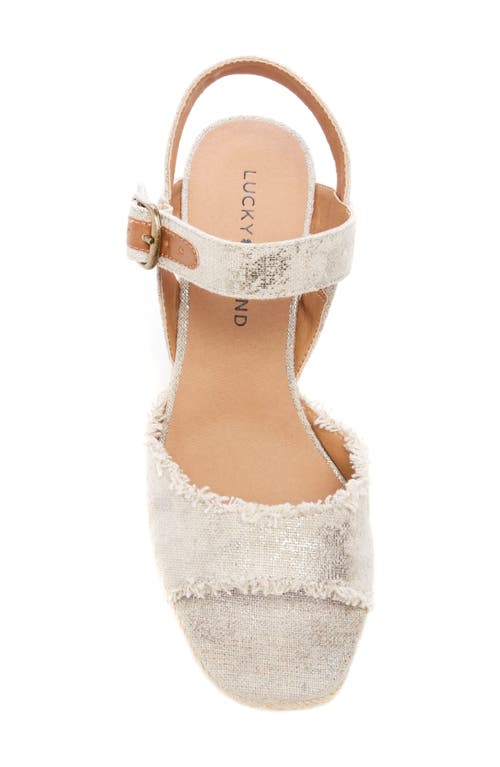 Lucky Brand Mindra Espadrille Wedge Sandal