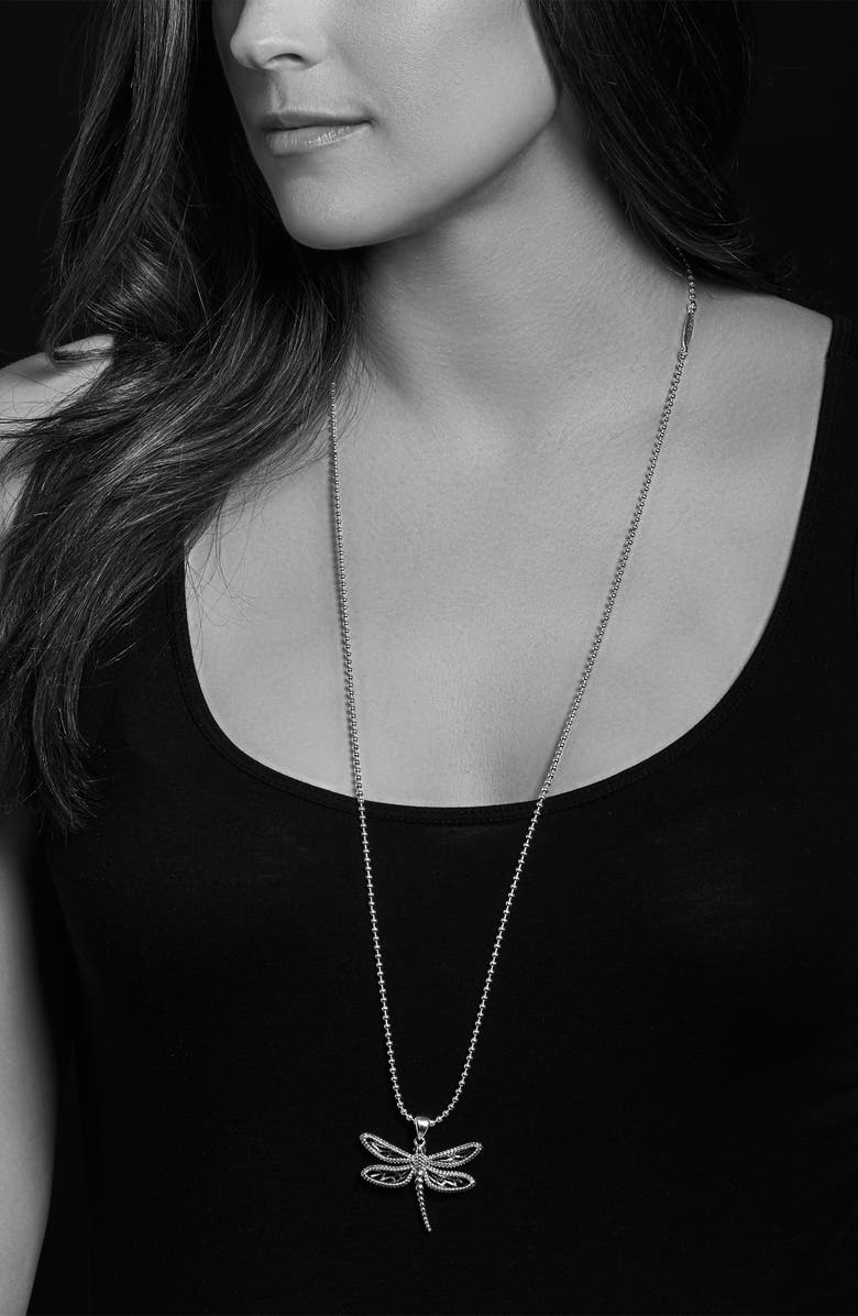 LAGOS Rare Wonders Dragonfly Pendant Necklace, Alternate, color,