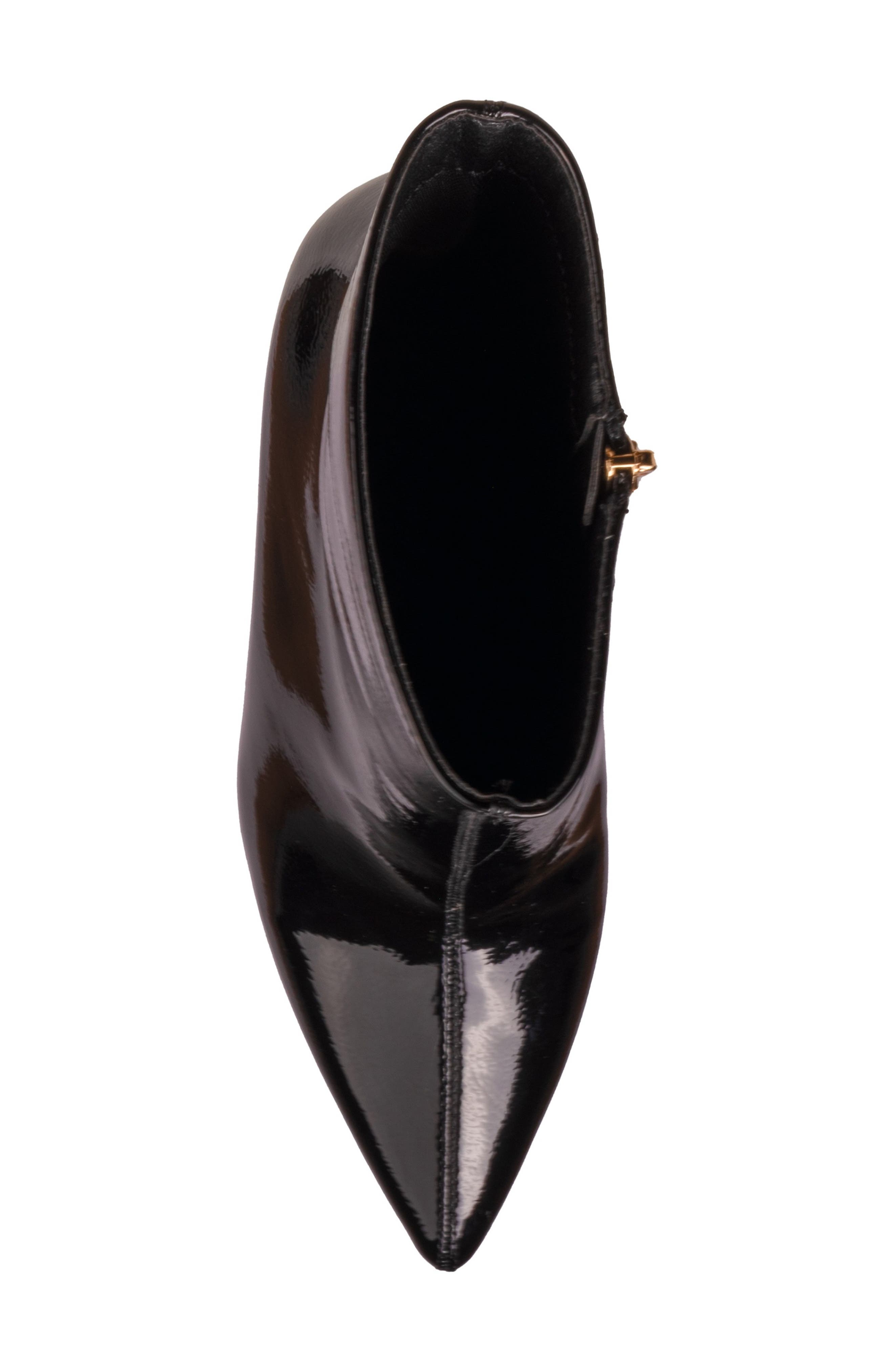 LADY COUTURE Crown Pointed Toe Bootie, Alternate, color, Black