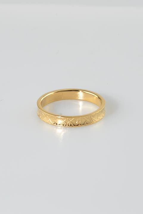 Vintage Engraved Band Ring