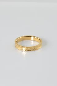 Meideya Vintage Engraved Band Ring
