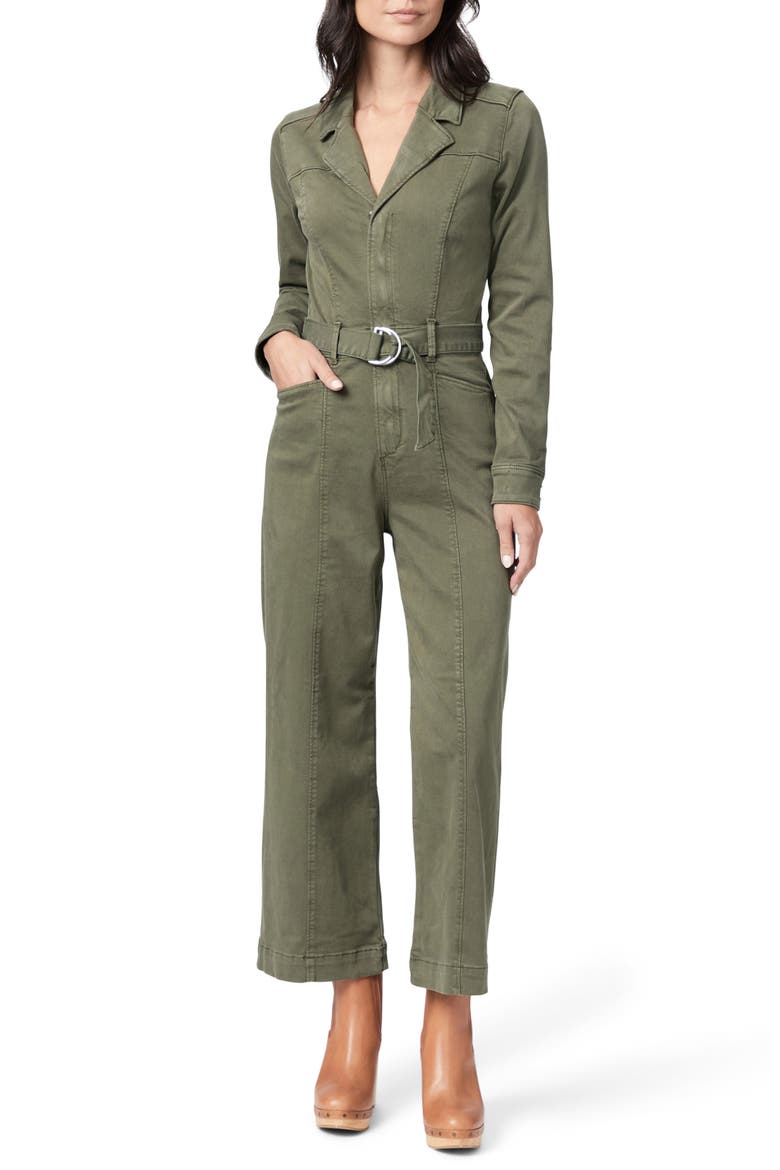 Anessa Crop Wide Leg Jumpsuit, Main, color, VINTAGE BRUSHED OLIVE