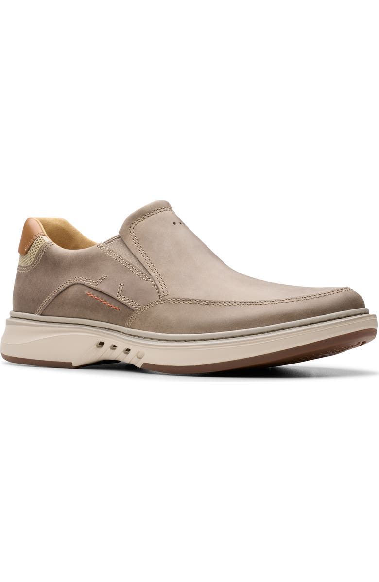Clarks<sup>®</sup> Un Briley Step Slip-On Loafer, Main, color, Light Grey