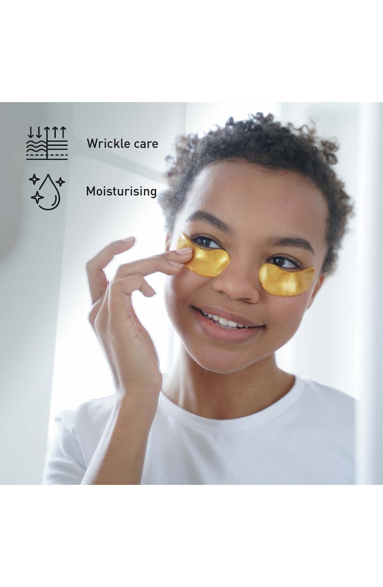 PURSONIC Ultimate Eye Care & Beauty Bundle Wrinkle Care Eye Gel Patches + Salon Grade Eyelash Curler, Alternate, color, Yellow