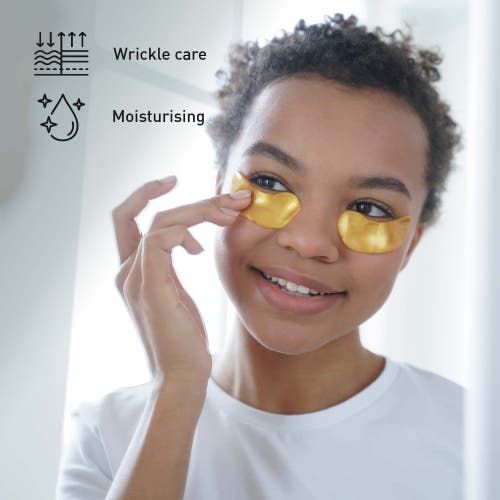 Pursonic Ultimate Eye Care & Beauty Bundle Wrinkle Care Eye Gel Patches + Salon Grade Eyelash Curler In Yellow