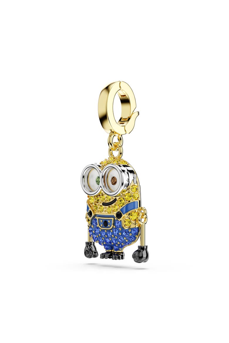 Minions® Bob Crystal Charm, Alternate, color, GOLD/ MULTI
