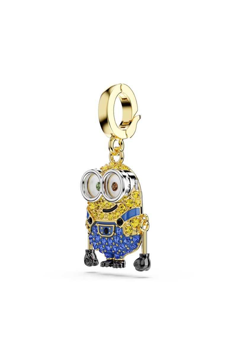 Swarovski Minions<sup>®</sup> Bob Crystal Charm, Alternate, color, Gold/ Multi
