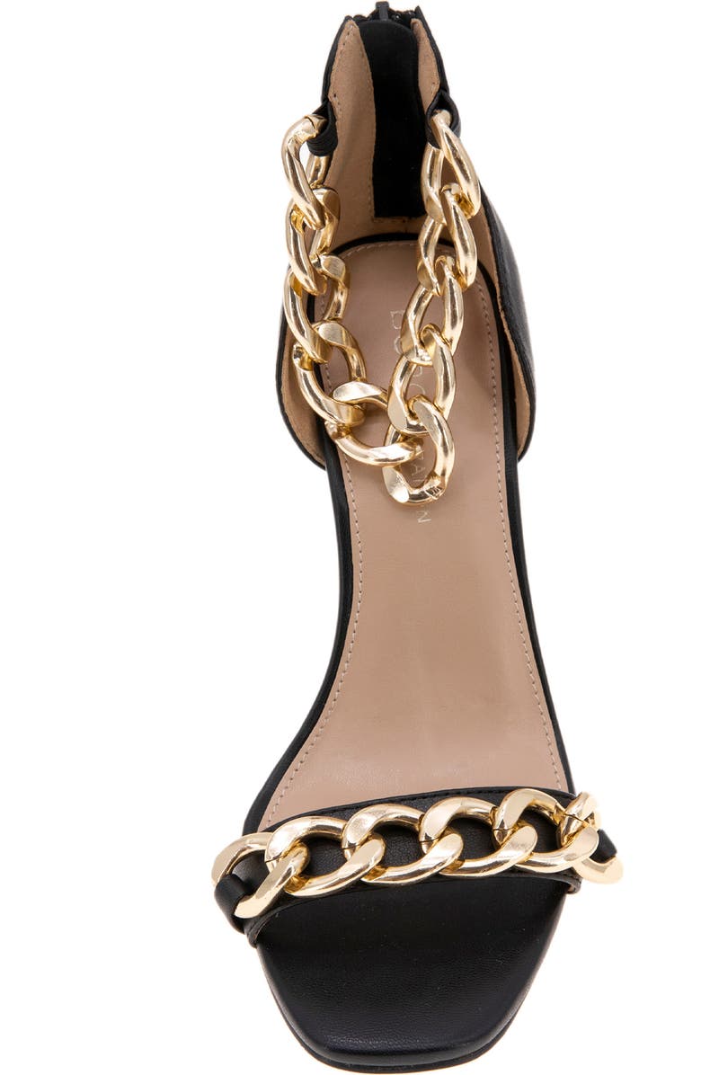 BCBGeneration Isinna Chain Ankle Strap Sandal, Alternate, color,