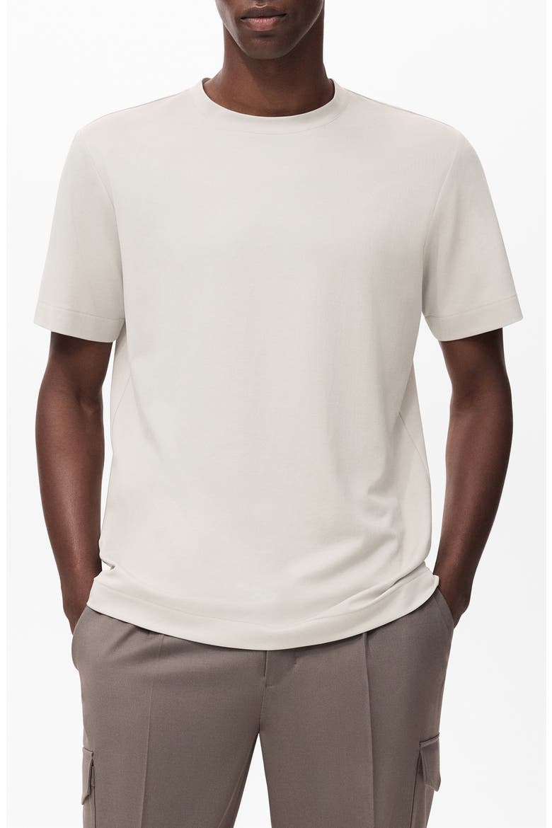 Regular Fit Cotton Blend T-Shirt, Main, color, ICE GREY