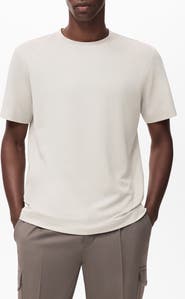 MANGO Regular Fit Cotton Blend T-Shirt