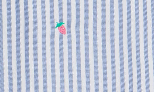 BEACHLUNCHLOUNGE BEACHLUNCHLOUNGE KAYLEE HEART STRIPE LONG SLEEVE BUTTON-UP SHIRT