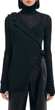 Marcella Grattan Asymmetric Sleeveless Blazer