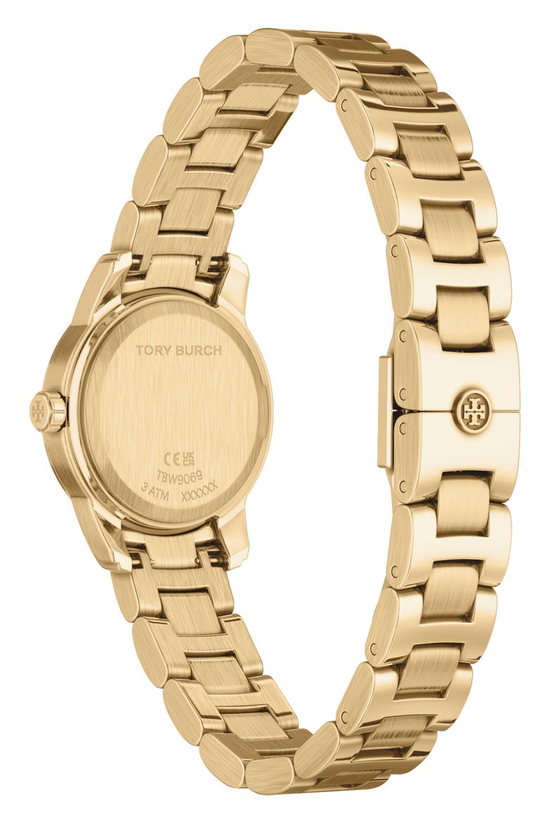 The Small Miller Bracelet Watch, 28mm, Alternate, color, PALE GOLD/ BLUE