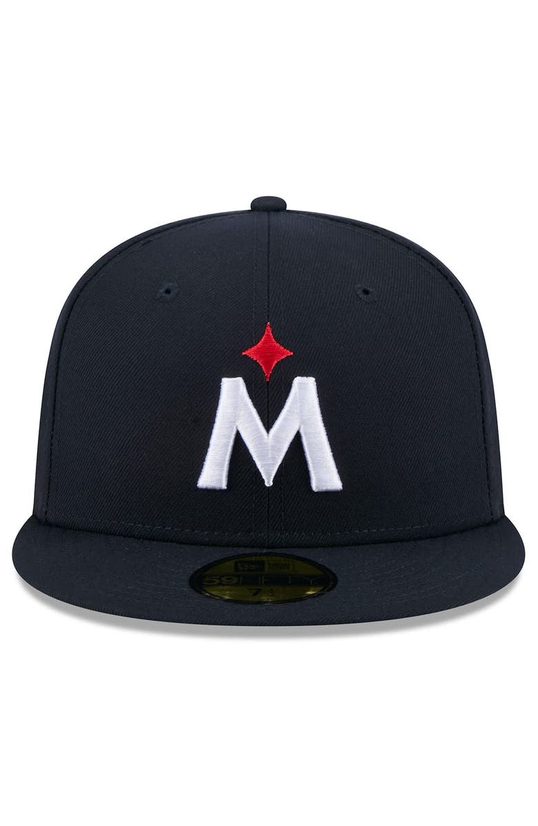 New Era Men's New Era  Navy Minnesota Twins 2025 Jackie Robinson Day 59FIFTY Fitted Hat, Alternate, color, 