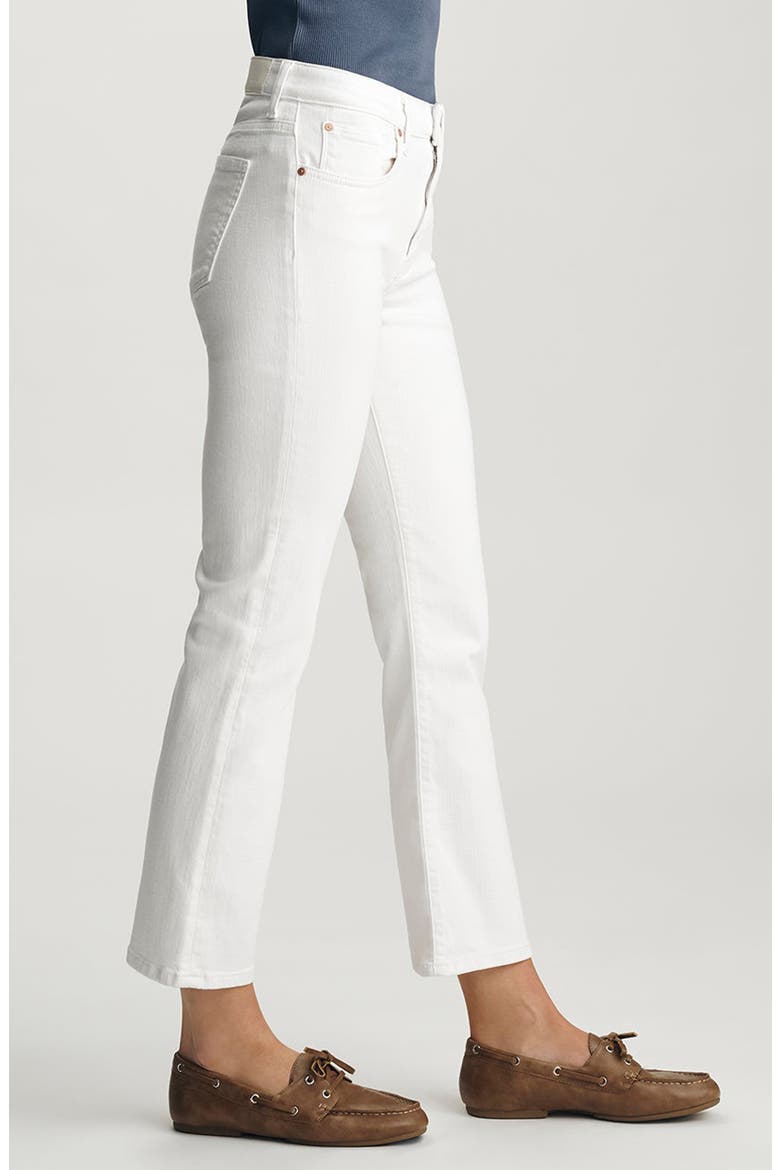 Anika Crop Flare Jeans, Alternate, color, WHITE FLEX BLUE