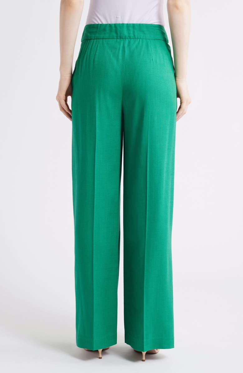 Tahari ASL Wide Leg Pants, Alternate, color, Clover