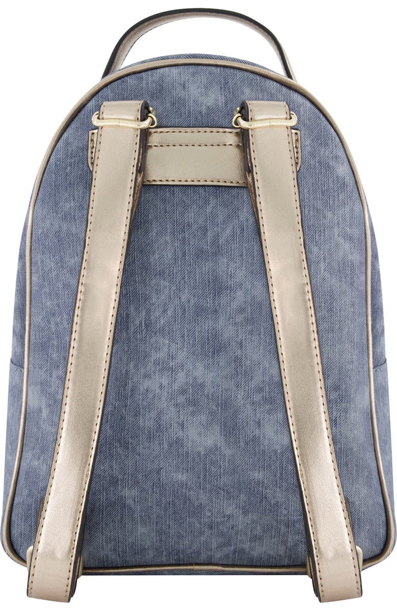 True Religion Denim & Metallic Trim Mini Backpack, Alternate, color,