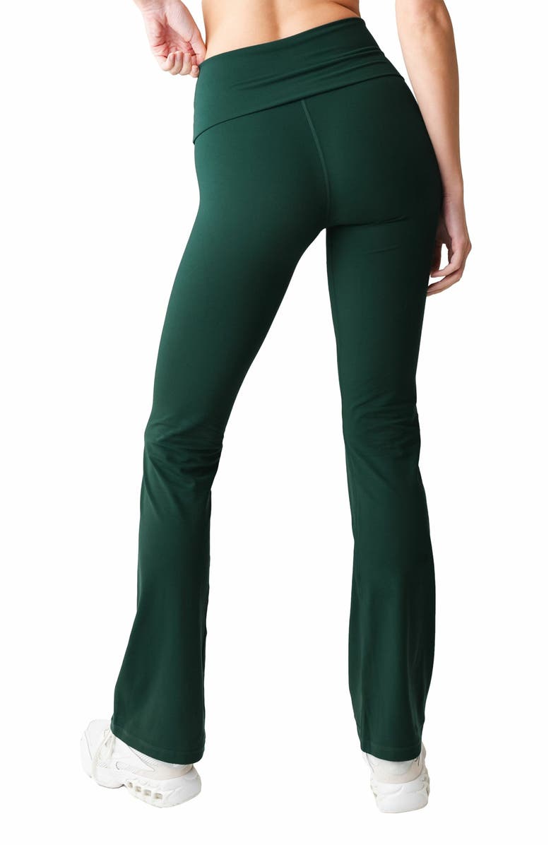 Vitality Cloud II Foldover Trouser, Alternate, color, Forest
