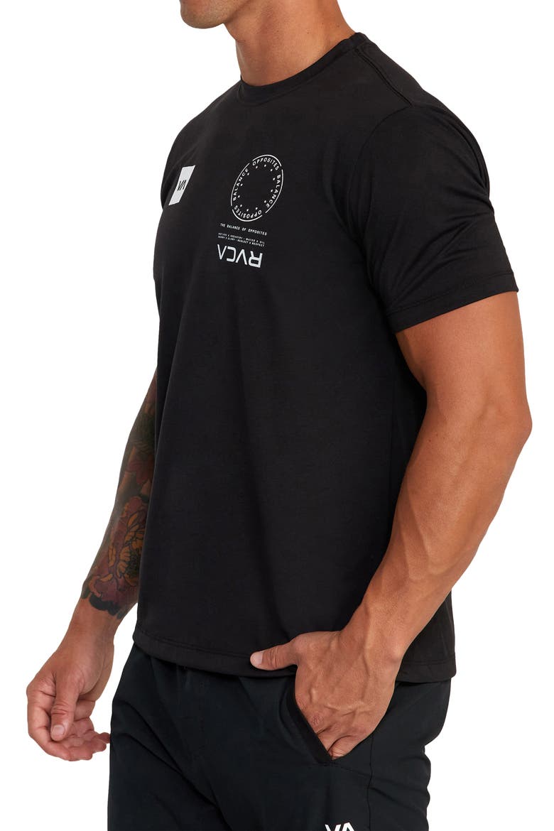 VA Mark Performance Graphic T-Shirt, Alternate, color, BLACK