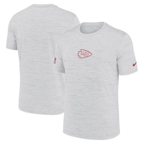 Men's Nike Ash Kansas City Chiefs Sideline Velocity Performance T-Shirt