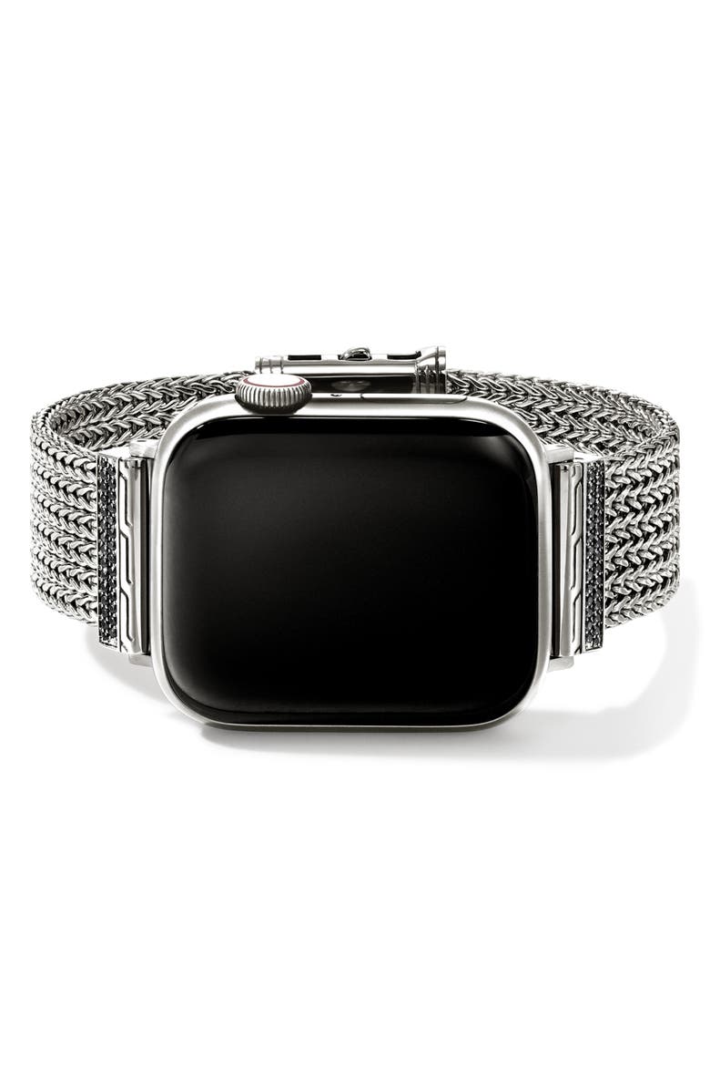 John Hardy Icon Link Smart Watch Strap, Main, color, Sterling Silver