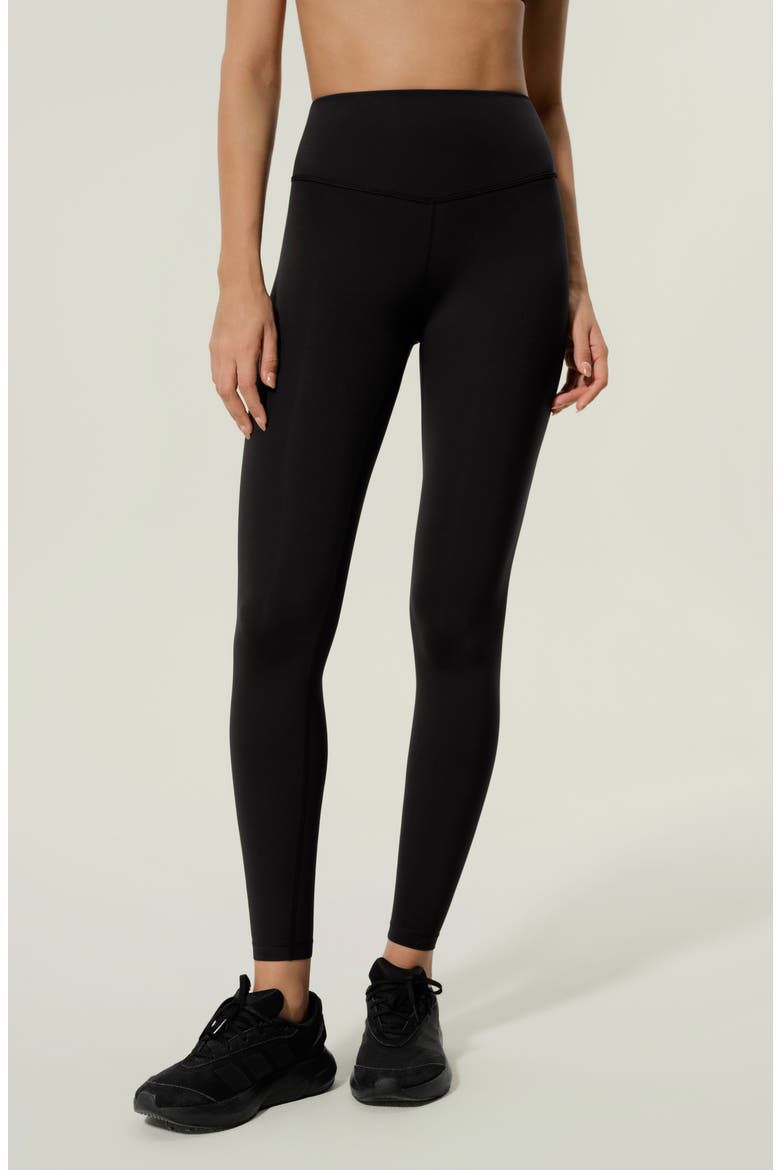 Women's Silk Contour High Rise Soft Ease Leggins, Alternate, color, Black