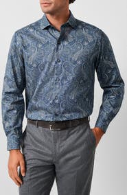 David Donahue Paisley Sport Shirt
