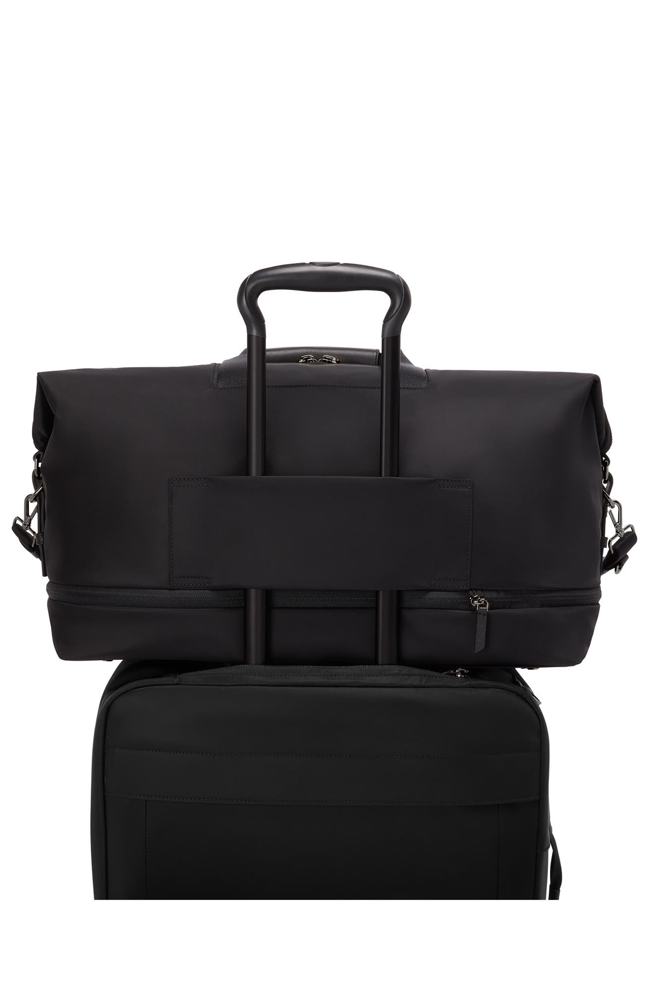 TUMI Rhys Expandable Duffel, Alternate, color, Black/ Gunmetal