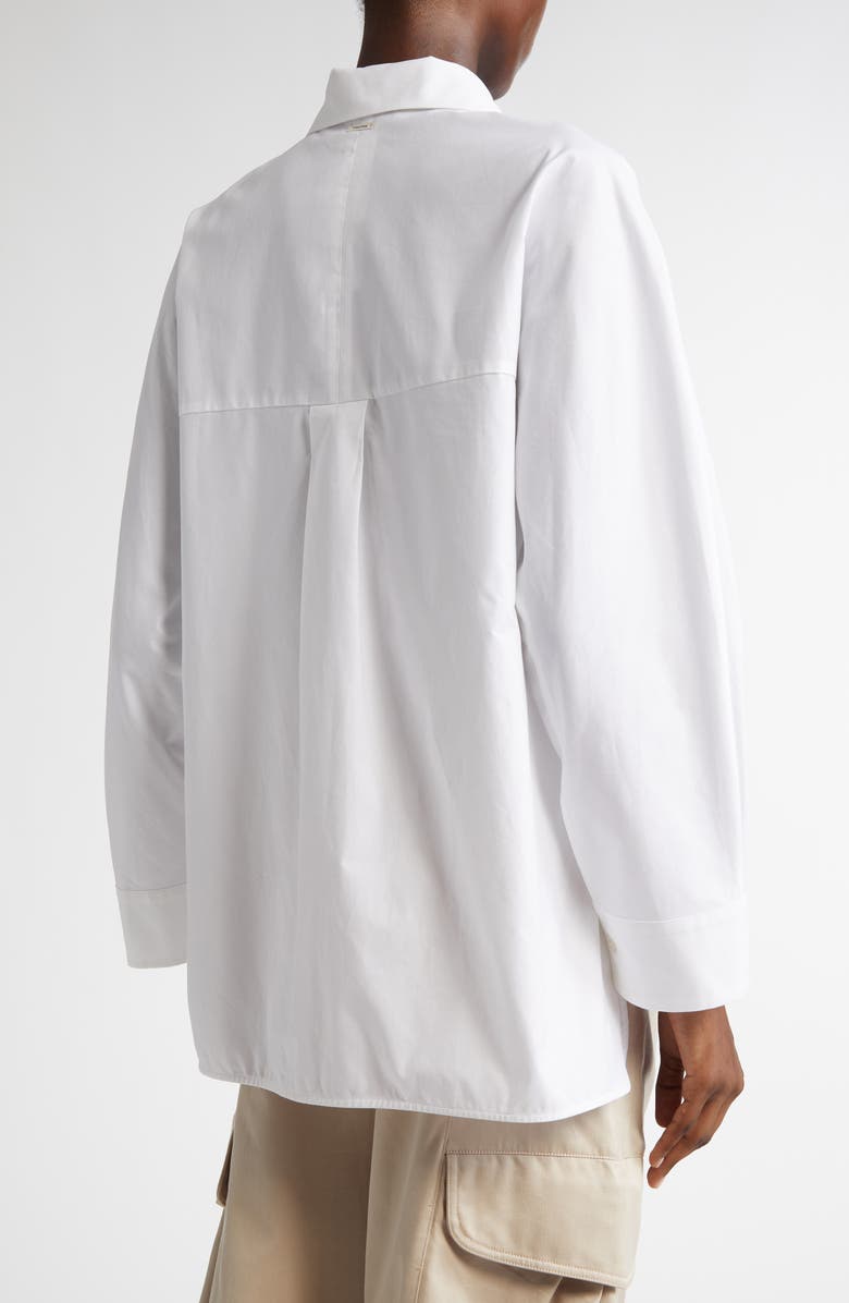 Max Mara Conero Oxford Button-Up Shirt, Alternate, color, 