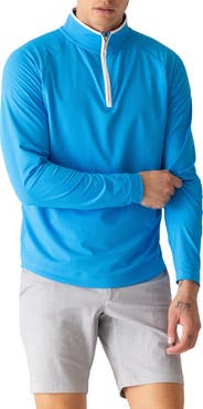 DEKE Links Jacquard Quarter Zip Pullover