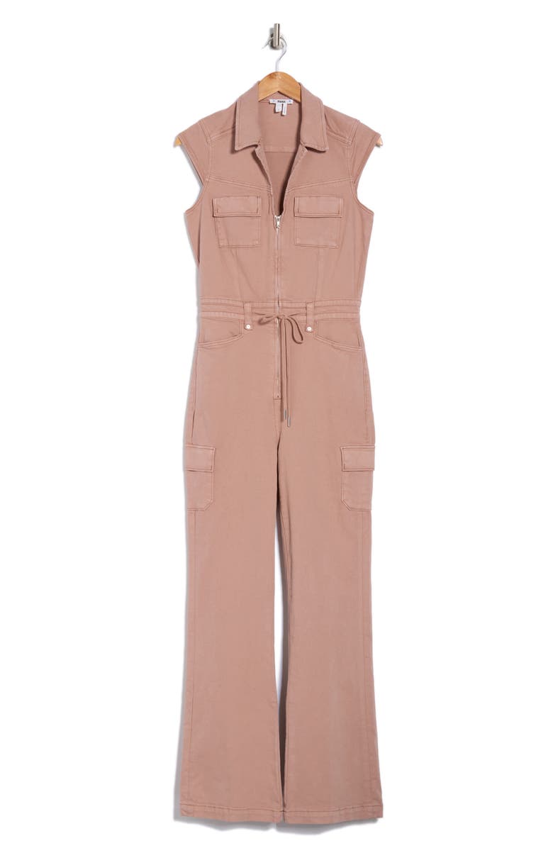 PAIGE Sloane Cargo Jumpsuit, Alternate, color, Vintage Mauve Dune