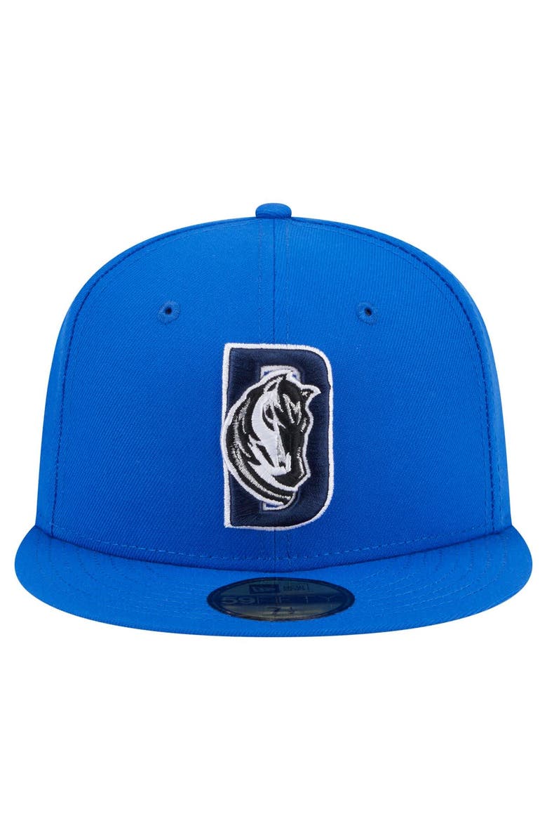 New Era Men's New Era Blue Dallas Mavericks Deceptor 59FIFTY Fitted Hat, Alternate, color, Blue