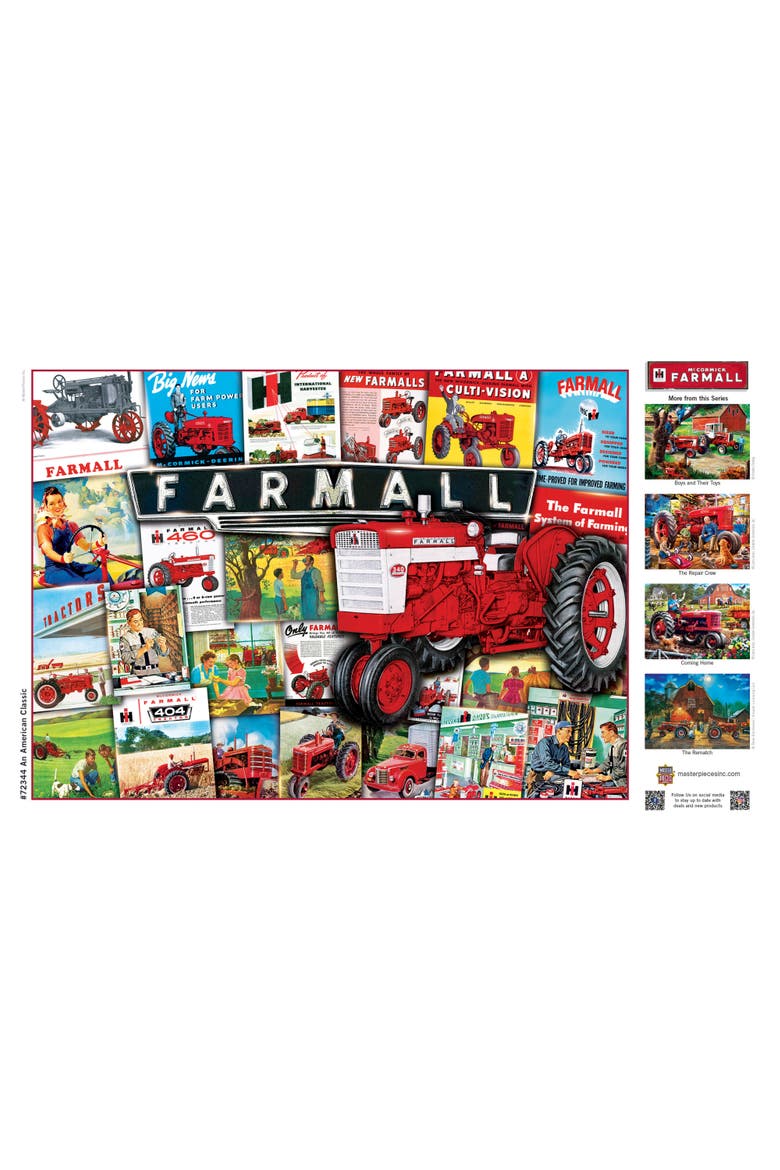 Farmall American Classic 1000pc Puzzle, Alternate, color, Multicolor