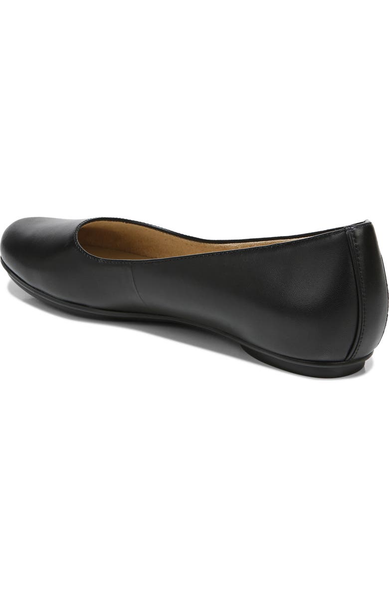 Naturalizer True Colors Maxwell Flat, Alternate, color, Black Leather