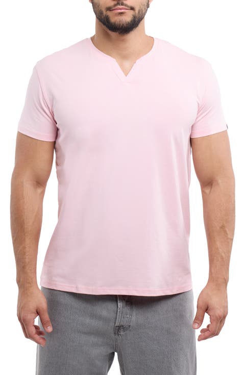 Split Neck T-Shirt