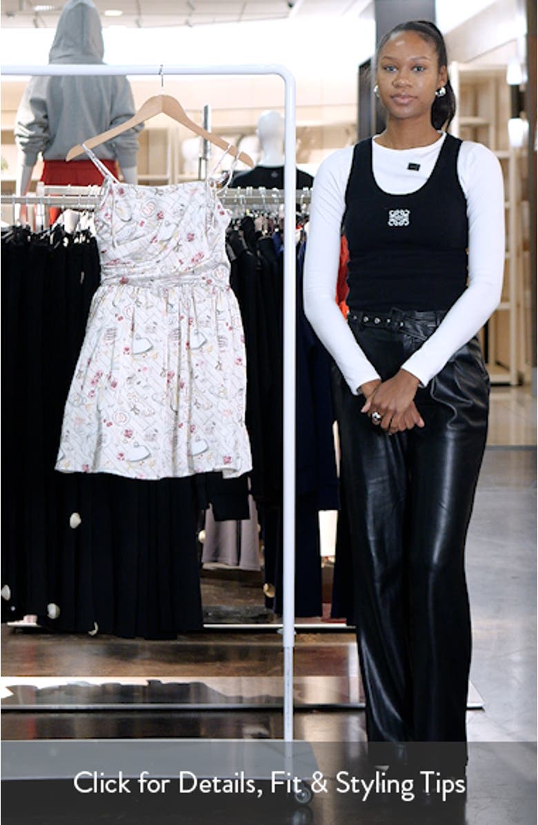 Dinner Party Floral Minidress, sales video thumbnail