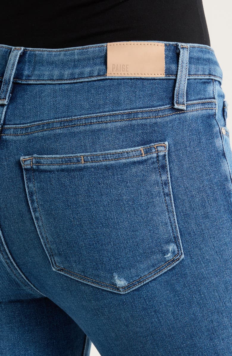 PAIGE Laurel Canyon High Waist Bootcut Jeans, Alternate, color, Bookshelf
