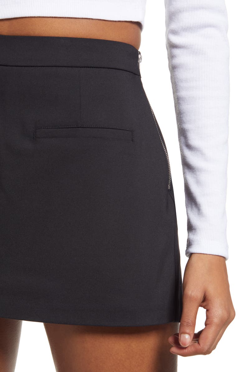 English Factory Cotton Blend Skort, Alternate, color, 