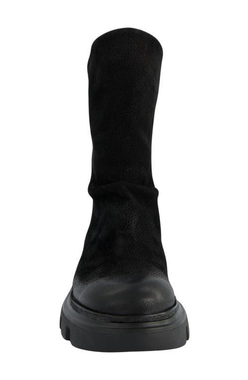 Paul Green Crosby Lug Sole Bootie In Black