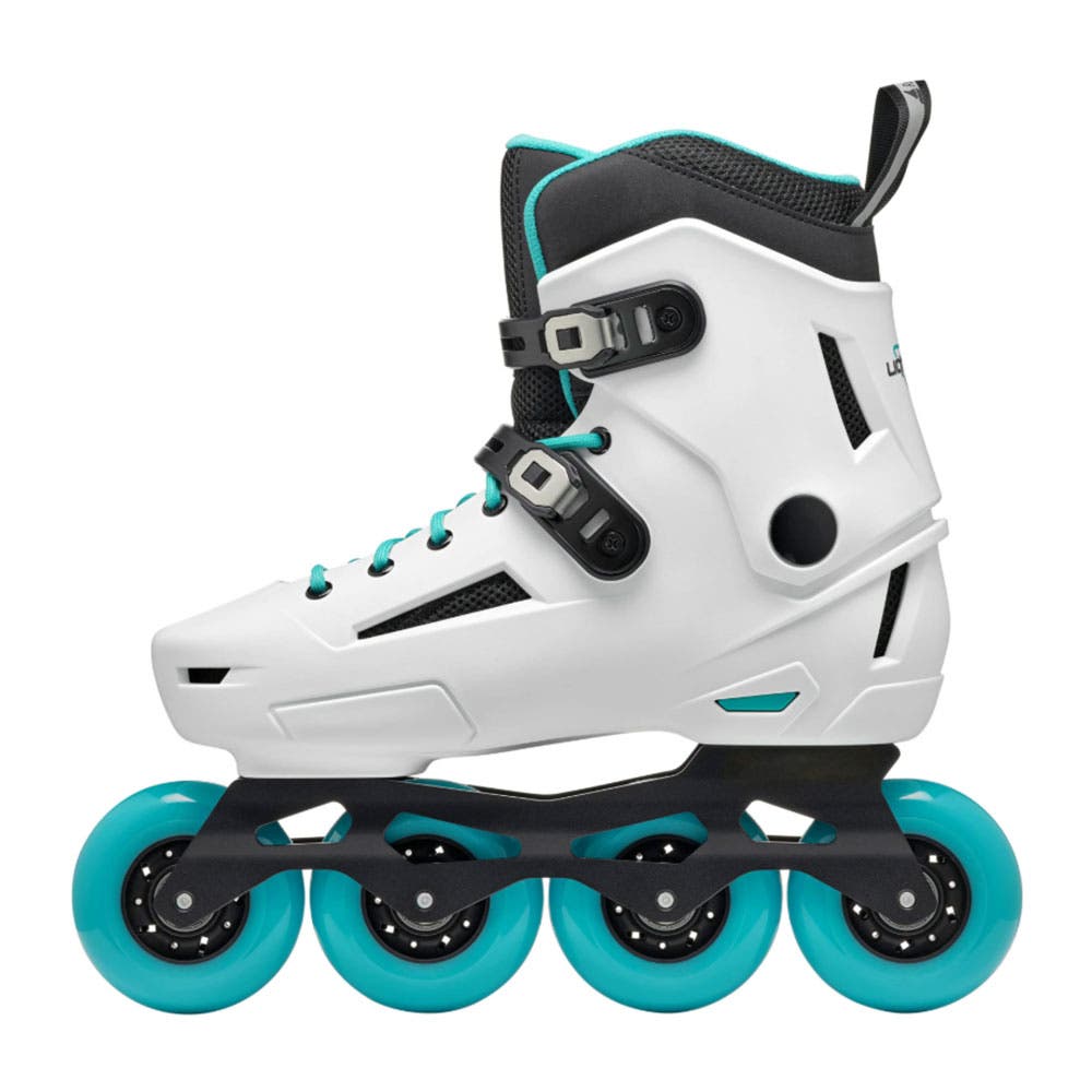 Rollerblade Lightning Womens Inline Skates, Alternate, color, White/Aqua