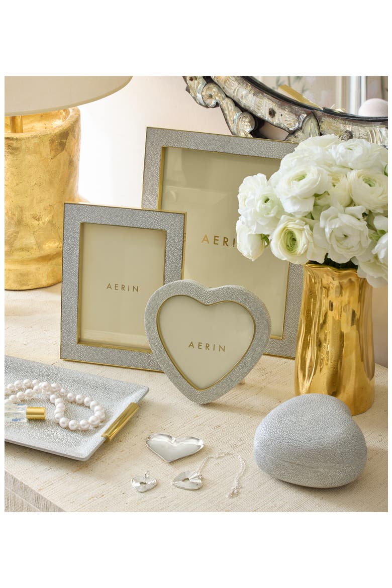 Classic Dove Faux Shagreen 4x6 Frame, Alternate, color, DOVE