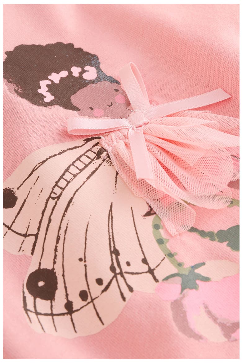 Kids' Fairy Graphic T-Shirt, Alternate, color, PINK