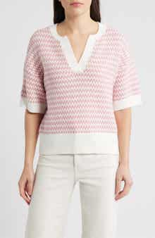 Jacquard Popover Sweater