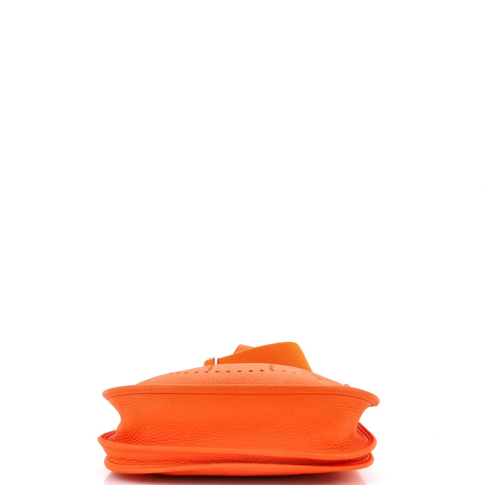 Pre-Owned Hermes Evelyne Bag Gen III Clemence PM, Alternate, color, Feu