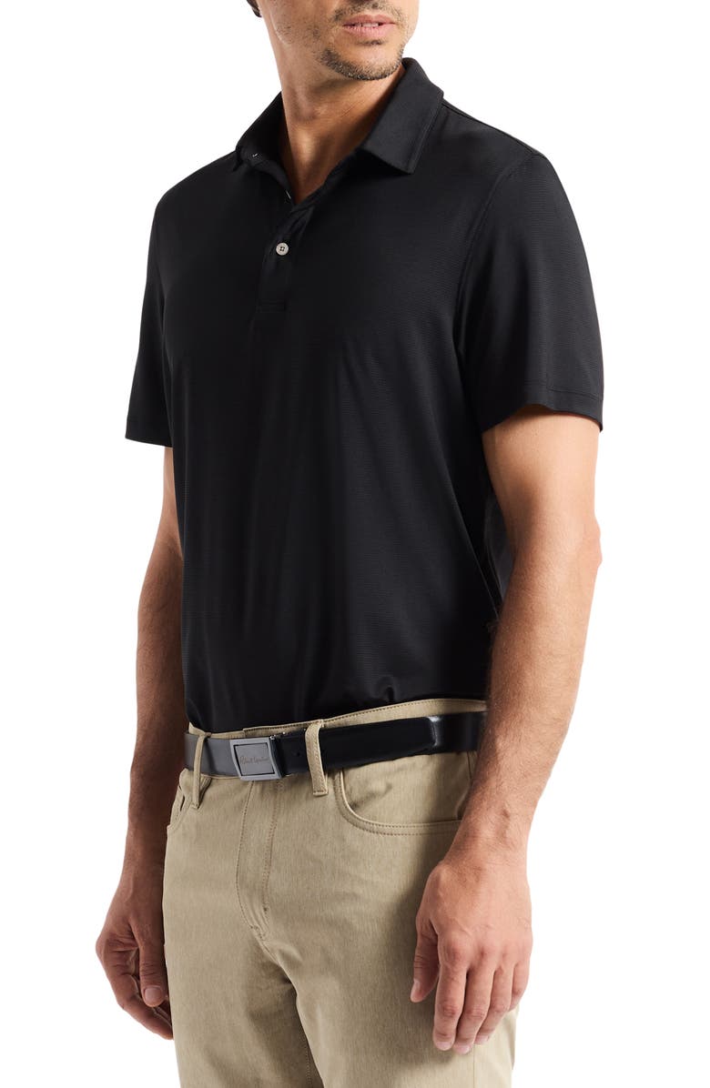 Robert Graham Canto Knit Polo, Alternate, color, Black