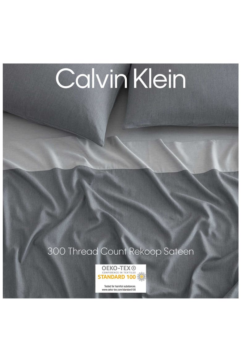 Contrast Weave 300 Thread Count Sheet Set, Alternate, color, LIGHT / MEDIUM BLUE